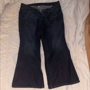 Old Navy Blue Flare Wide Leg Jeans